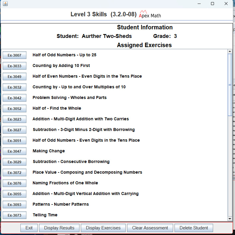 Grade Level 3rd Math