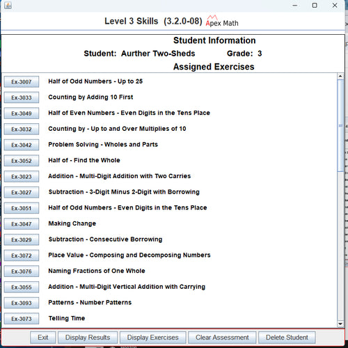 Grade Level 3rd Math